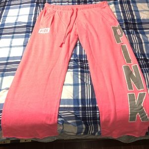 VS Pink flared leg lounge pant